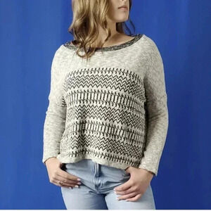 Urban Outfitters Ecote Cropped Scoop Neck Sweater - Small